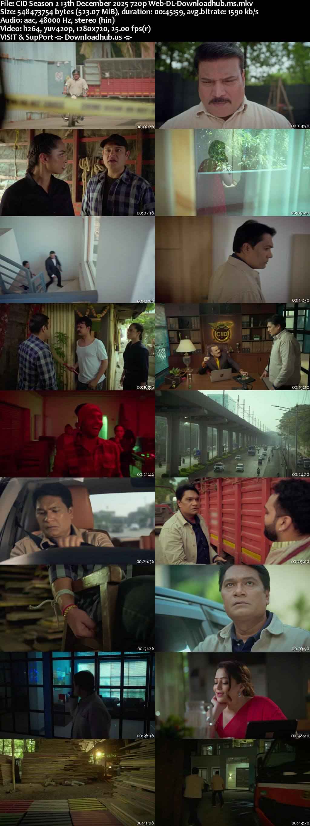 CID Season 2 13 December 2025 Episode 103 Web-DL 720p 480p CID Season 2 13 December 2025 Episode 103 Web-DL 720p 480p