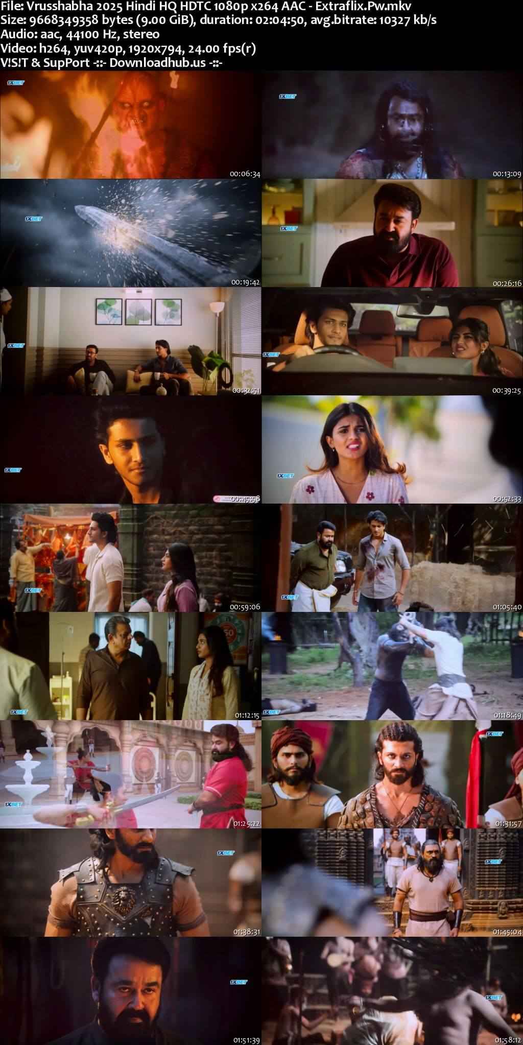 Vrusshabha 2025 Hindi Movie 1080p 720p 480p HDTC x264 HEVC Vrusshabha 2025 Hindi Movie 1080p 720p 480p HDTC x264 HEVC
