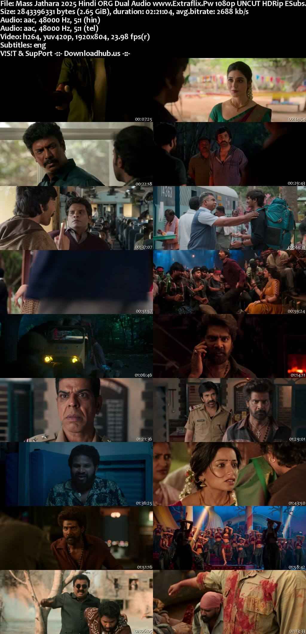 Mass Jathara 2025 Hindi ORG Dual Audio Movie DD5.1 4k 1080p 720p 480p UNCUT HDRip ESubs x264 HEVC Mass Jathara 2025 Hindi ORG Dual Audio Movie DD5.1 4k 1080p 720p 480p UNCUT HDRip ESubs x264 HEVC
