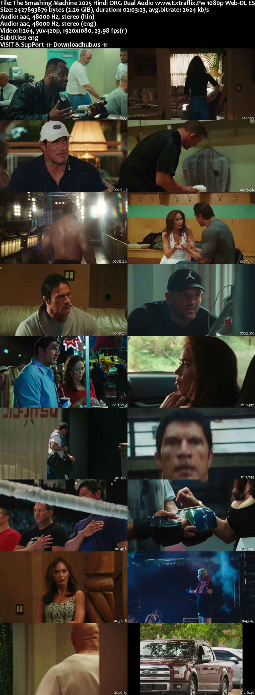 The Smashing Machine 2025 Hindi ORG Dual Audio Movie DD2.0 1080p 720p 480p Web-DL ESubs x264 HEVC The Smashing Machine 2025 Hindi ORG Dual Audio Movie DD2.0 1080p 720p 480p Web-DL ESubs x264 HEVC