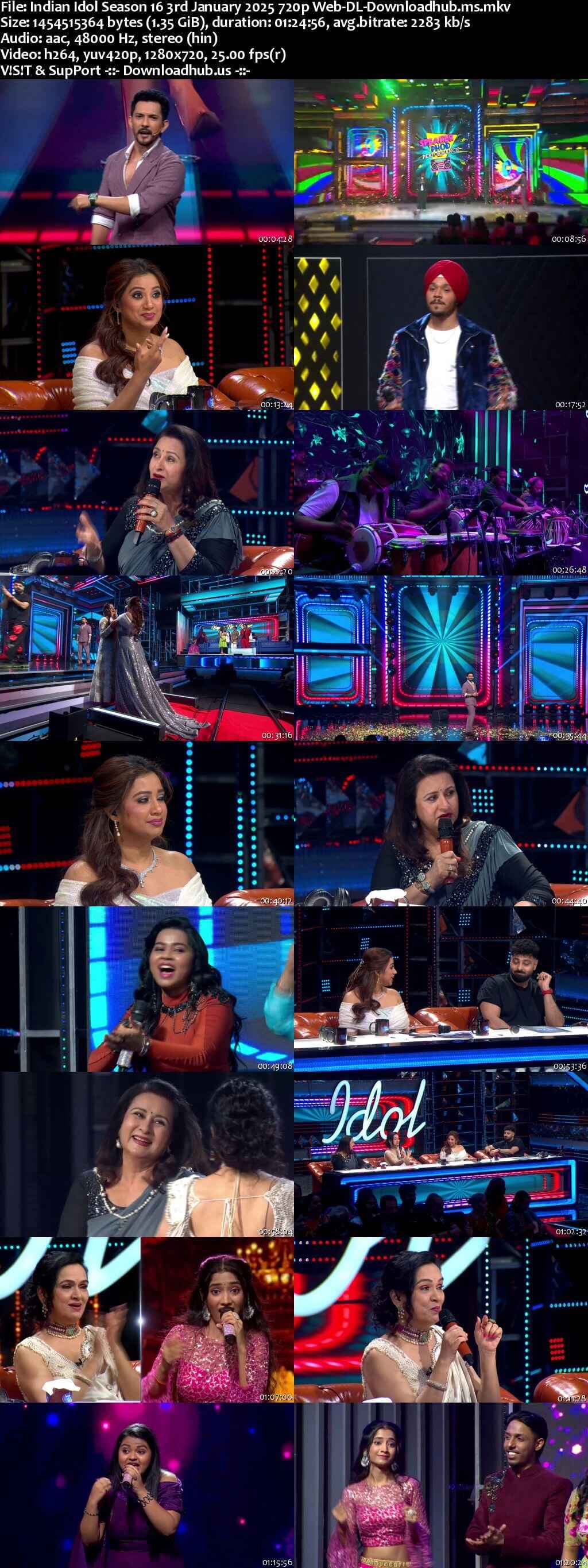 Indian Idol Season 16 3 January 2026 Episode 23 Web-DL 720p 480p