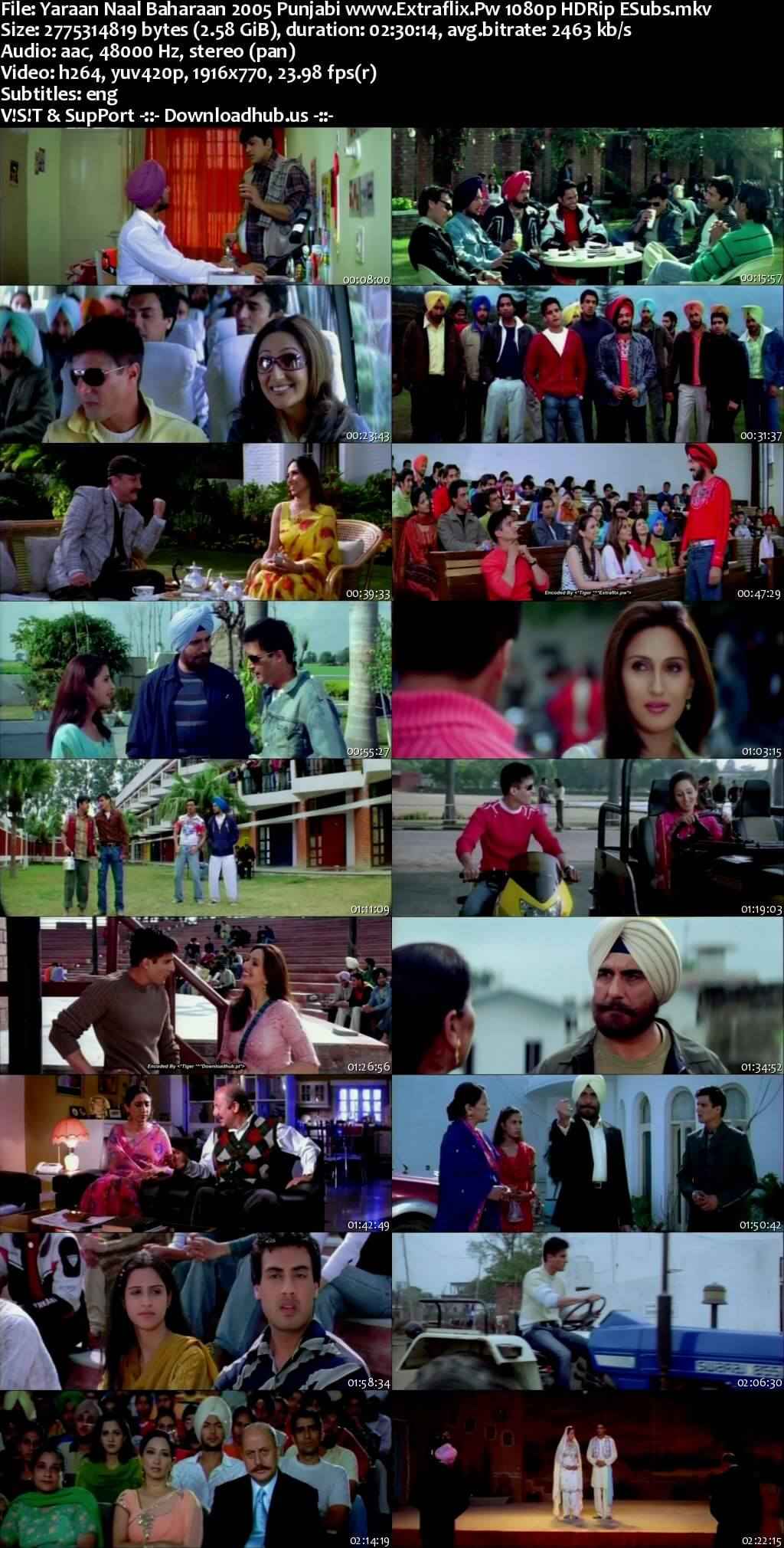 Yaraan Naal Baharaan 2005 Punjabi Movie DD2.0 1080p 720p 480p HDRip ESubs x264 HEVC Yaraan Naal Baharaan 2005 Punjabi Movie DD2.0 1080p 720p 480p HDRip ESubs x264 HEVC
