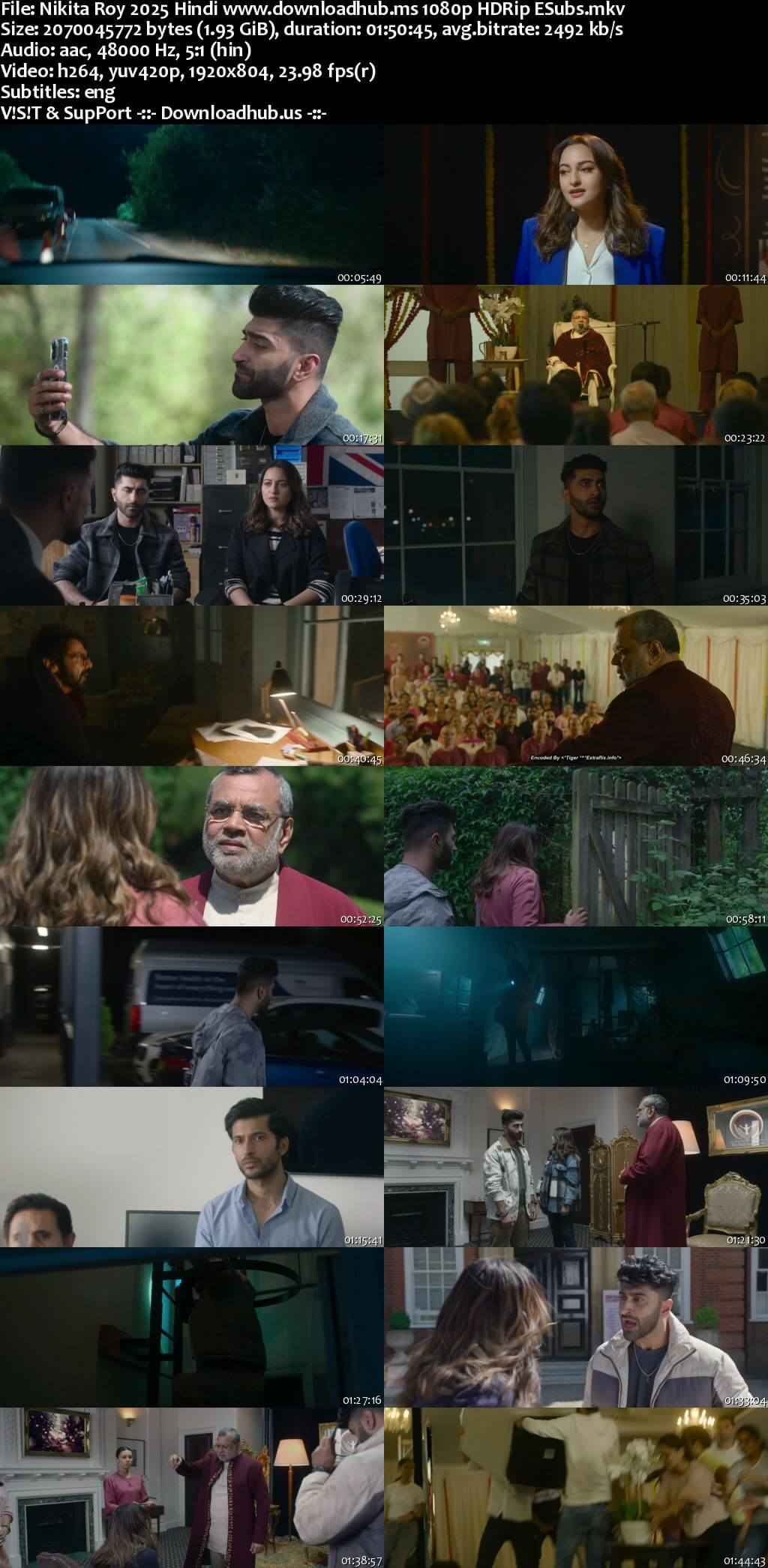 Nikita Roy 2025 Hindi Movie DD5.1 1080p 720p 480p HDRip ESubs x264 HEVC Nikita Roy 2025 Hindi Movie DD5.1 1080p 720p 480p HDRip ESubs x264 HEVC