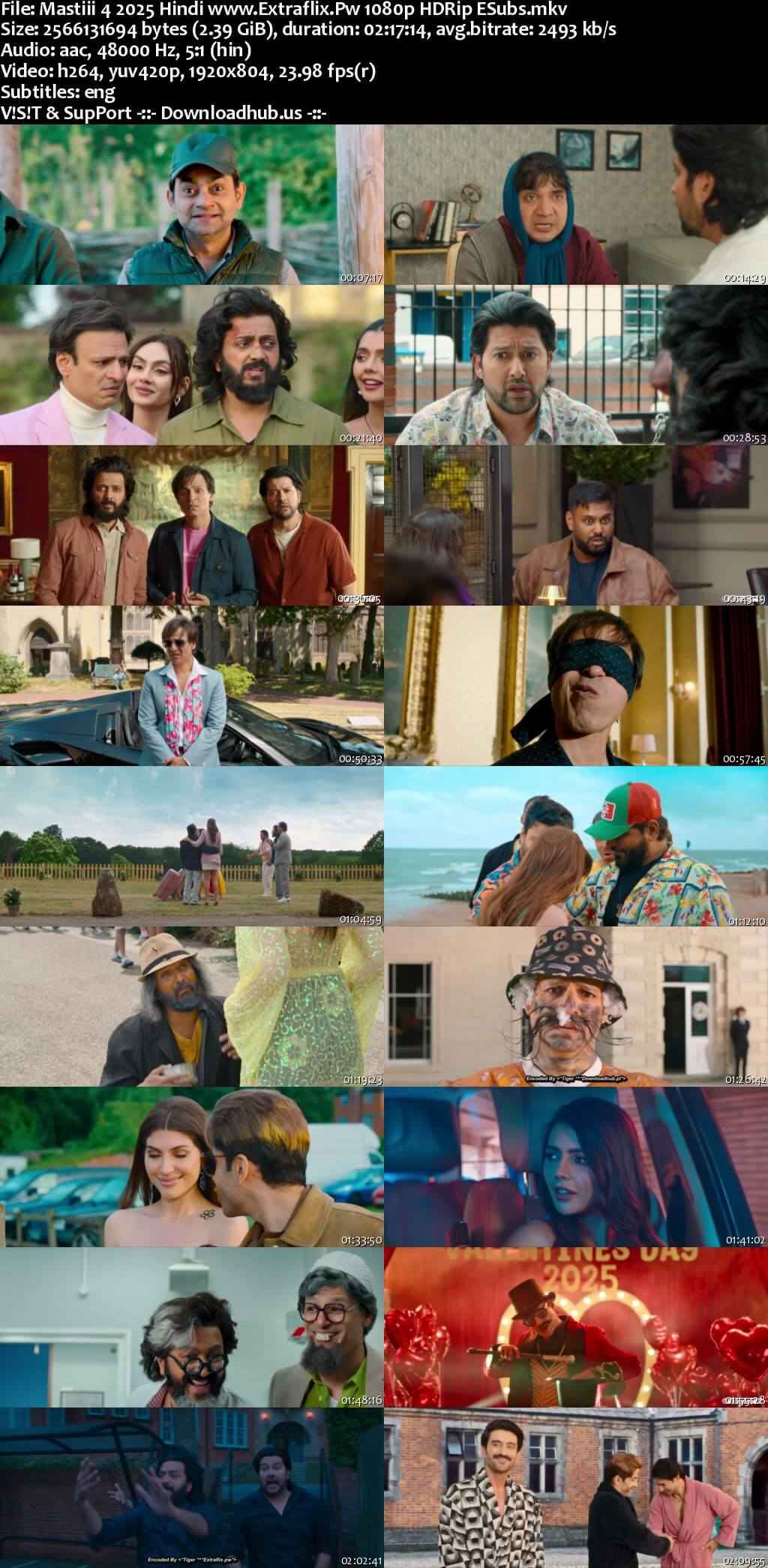 Mastiii 4 2025 Hindi Movie DD5.1 4k 1080p 720p 480p HDRip ESubs x264 HEVC