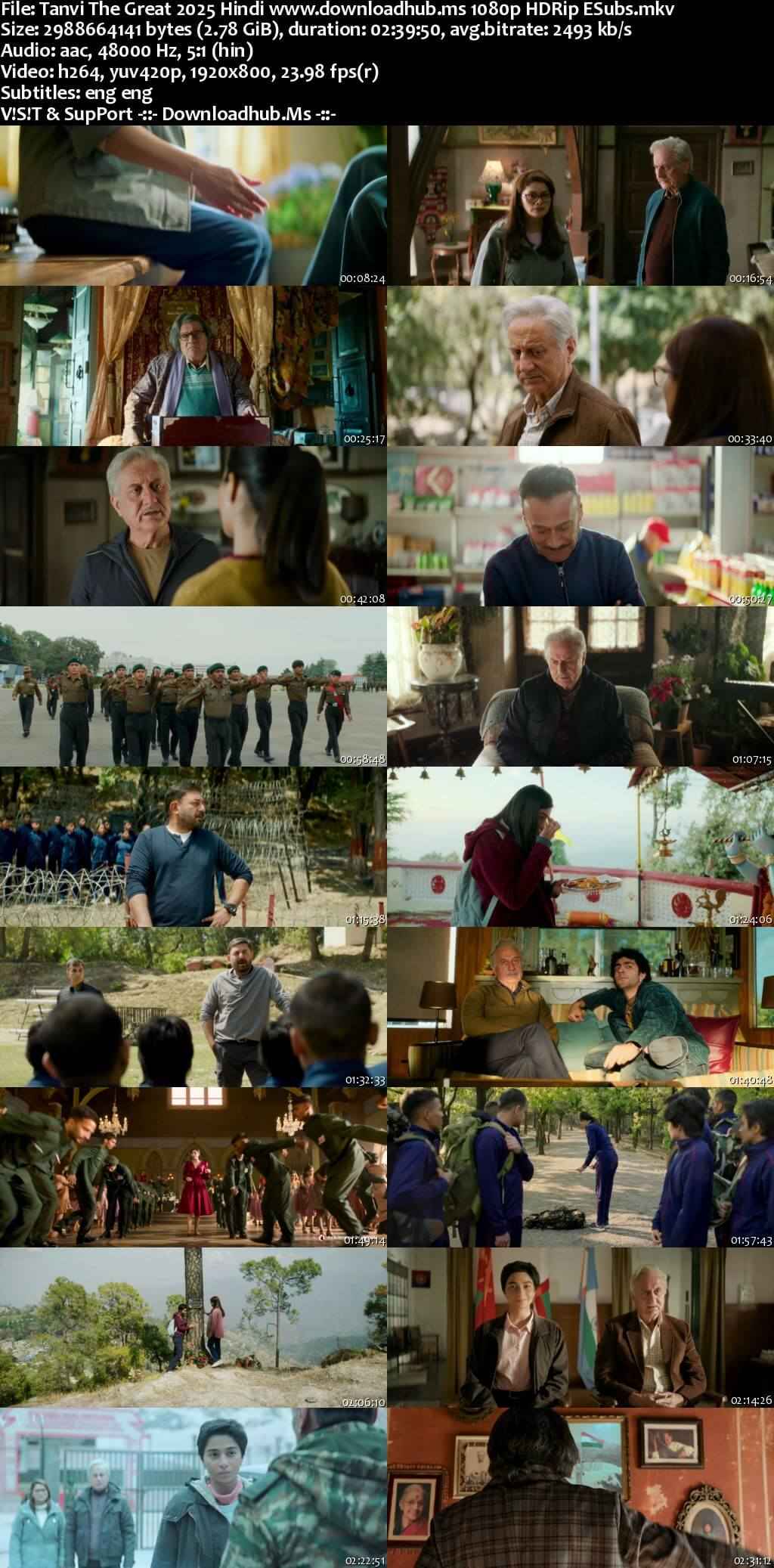 Tanvi The Great 2025 Hindi Movie DD5.1 1080p 720p 480p HDRip ESubs x264 HEVC Tanvi The Great 2025 Hindi Movie DD5.1 1080p 720p 480p HDRip ESubs x264 HEVC