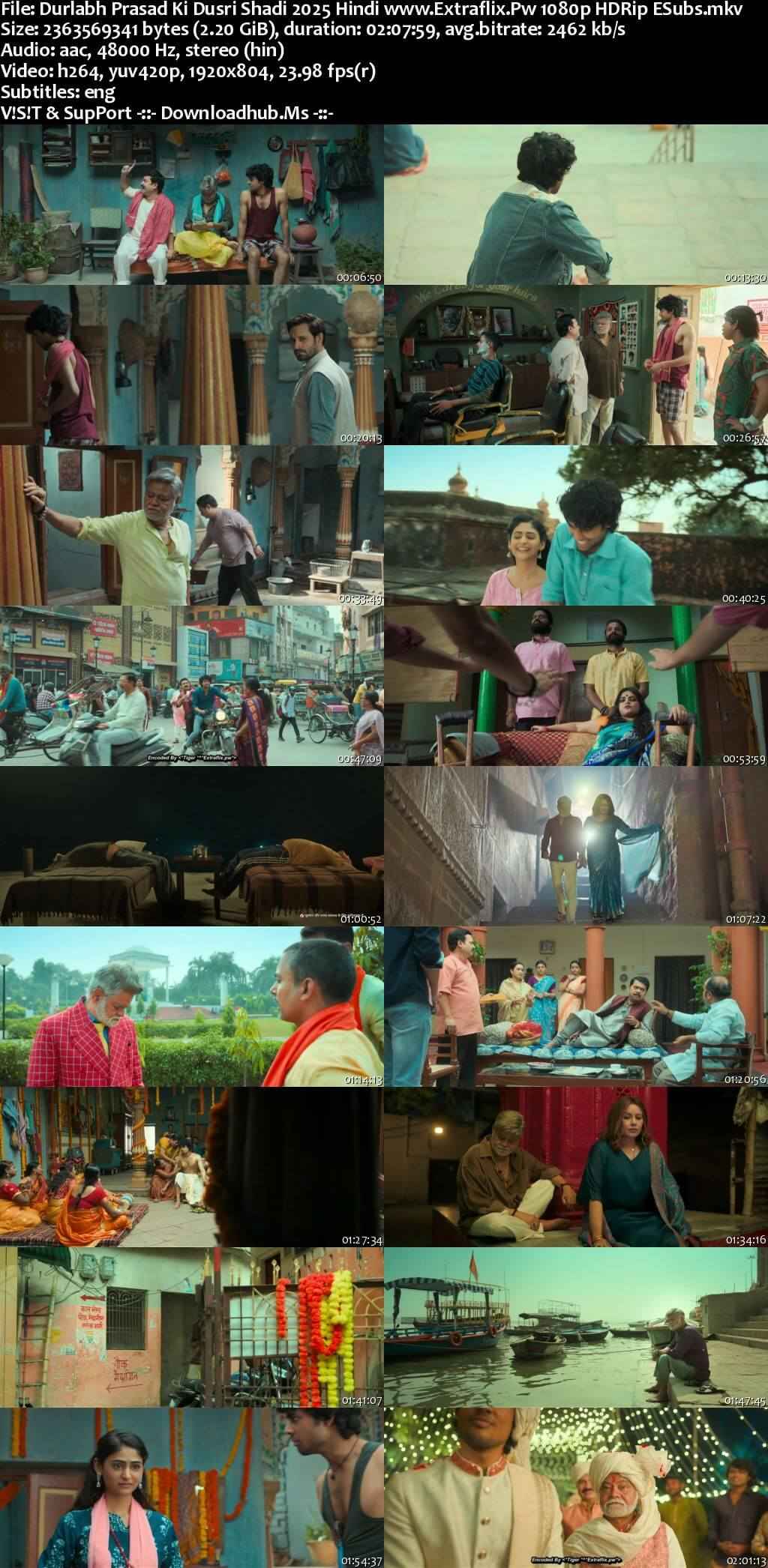 Durlabh Prasad Ki Dusri Shadi 2025 Hindi Movie DD2.0 1080p 720p 480p HDRip ESubs x264 HEVC