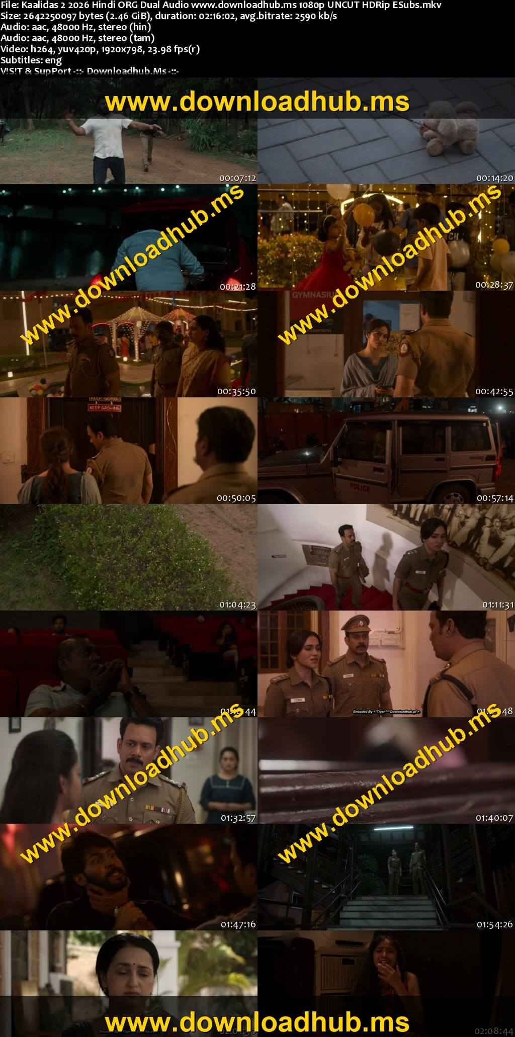 Kaalidas 2 2026 Hindi ORG Dual Audio Movie DD2.0 4k 1080p 720p 480p UNCUT HDRip ESubs x264 HEVC