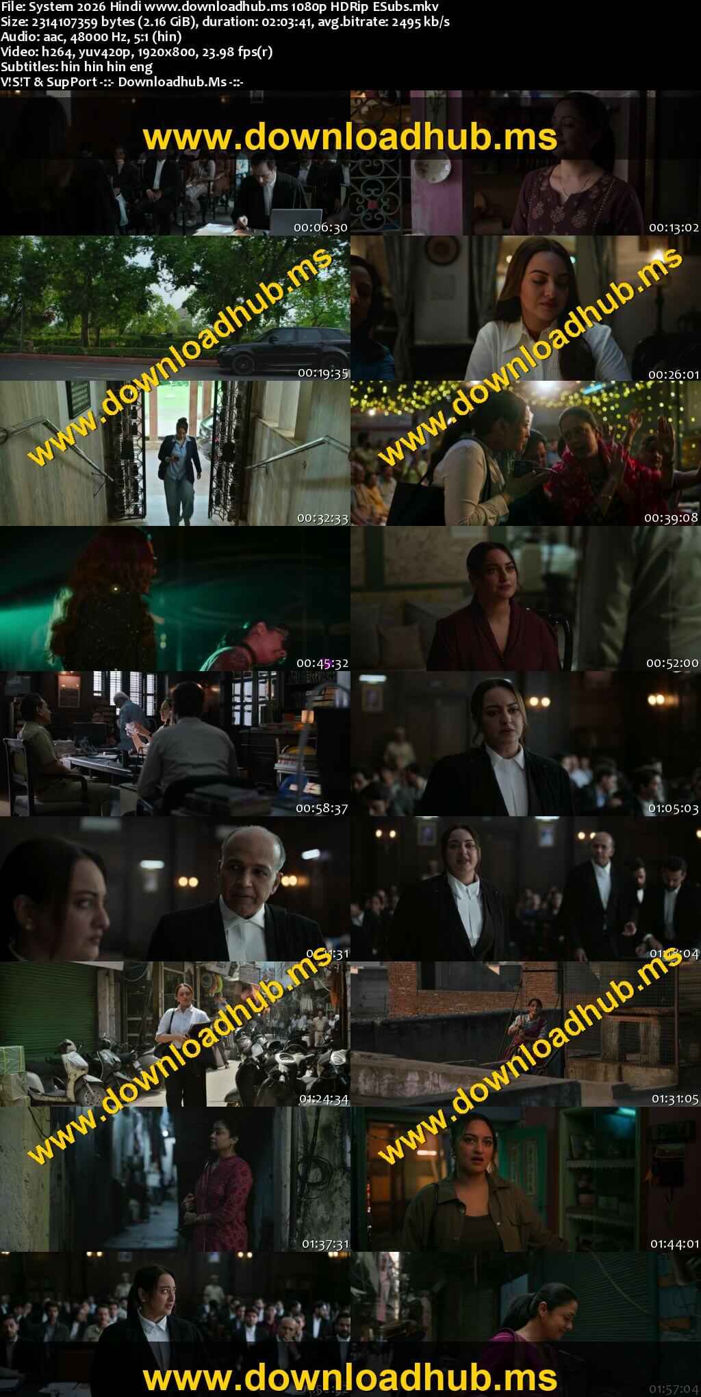System 2026 Hindi Movie DD5.1 4k 1080p 720p 480p HDRip ESubs x264 HEVC