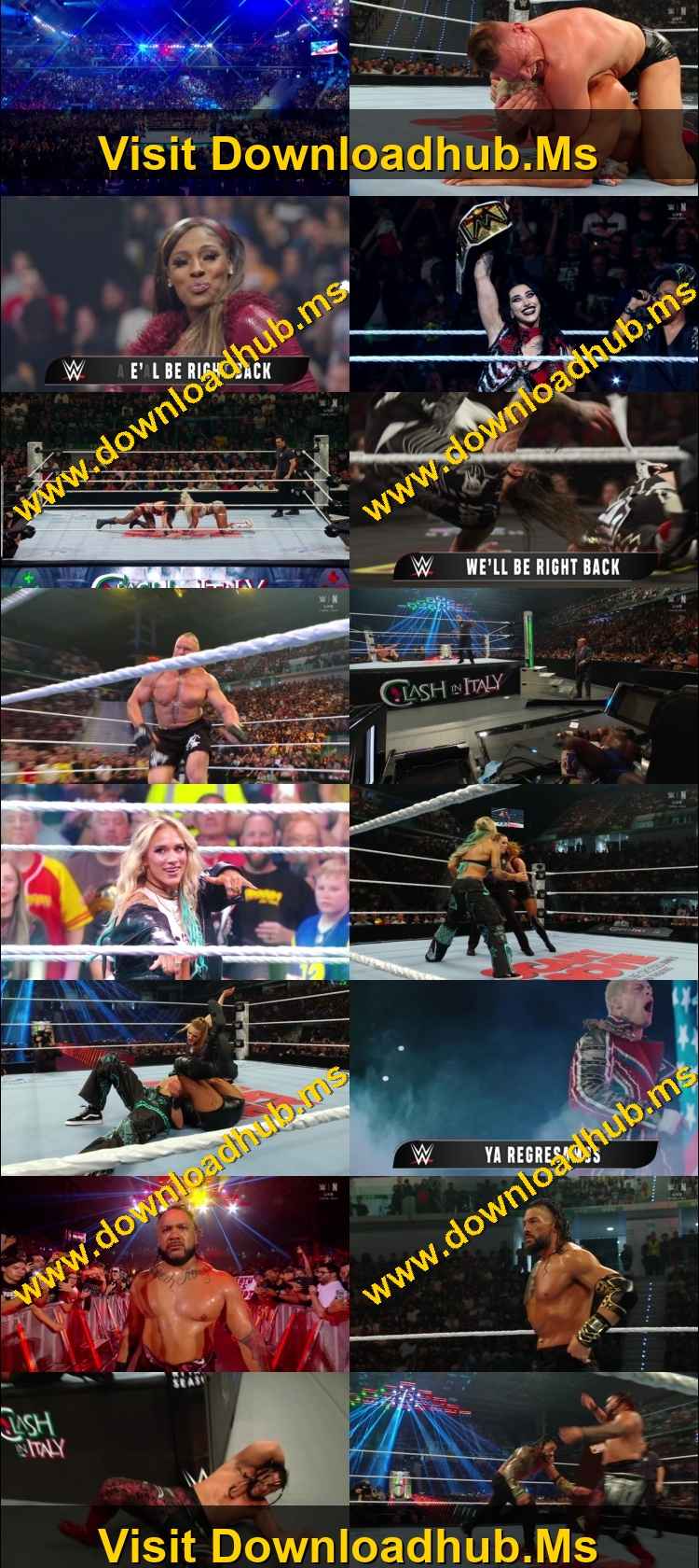 WWE Clash in Italy 31th May 2026 [Hindi DD2.0 – English] 1080p 720p 480p WEBRip x264
