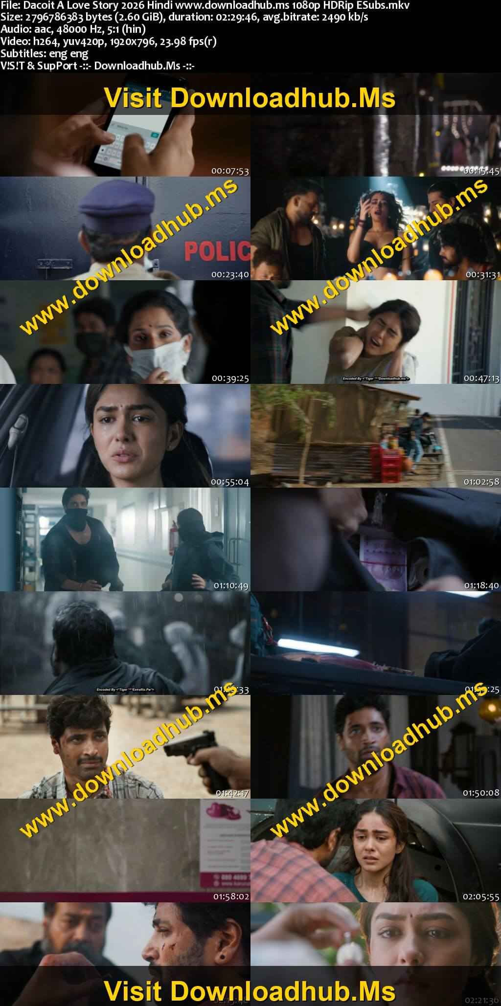 Dacoit: A Love Story 2026 Hindi Movie DD5.1 4k 1080p 720p 480p HDRip ESubs x264 HEVC Dacoit: A Love Story 2026 Hindi Movie DD5.1 4k 1080p 720p 480p HDRip ESubs x264 HEVC