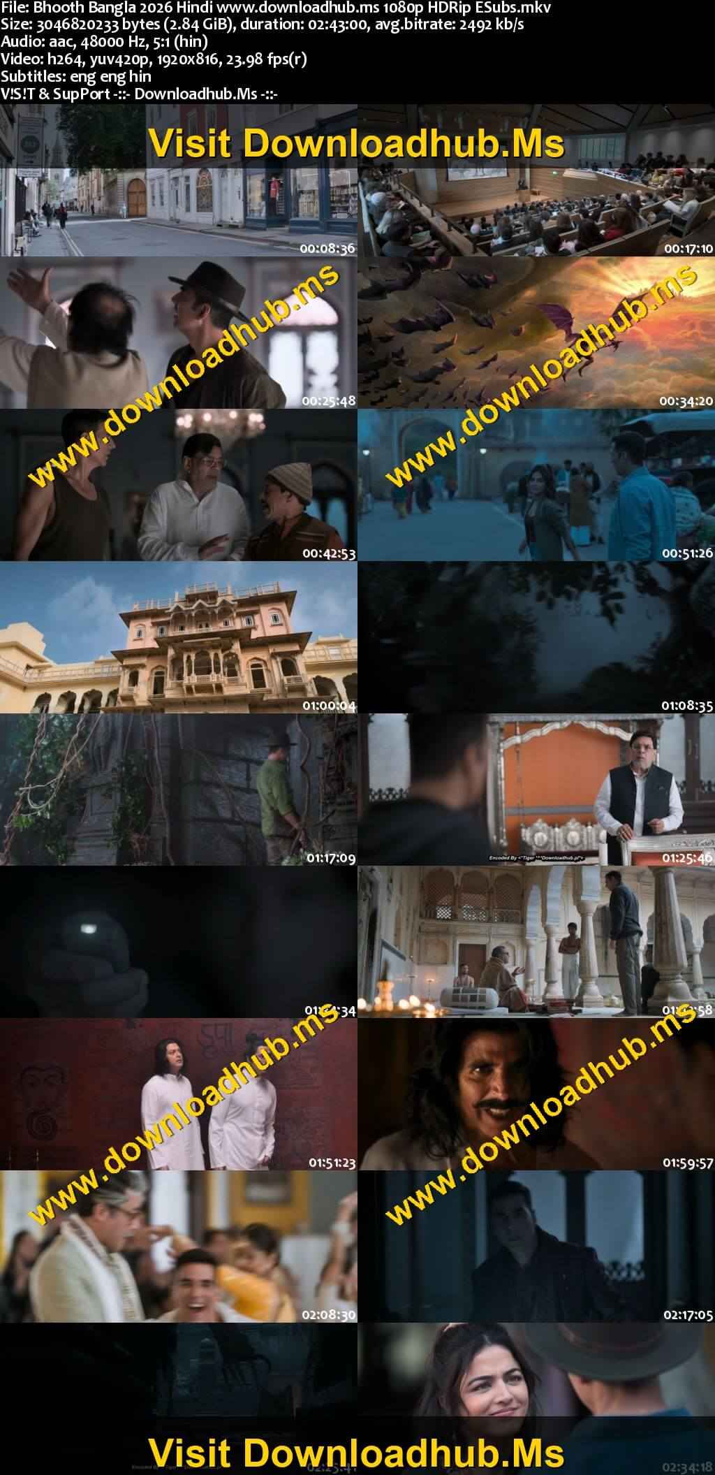 Bhooth Bangla 2026 Hindi Movie DD5.1 4k 1080p 720p 480p HDRip ESubs x264 HEVC