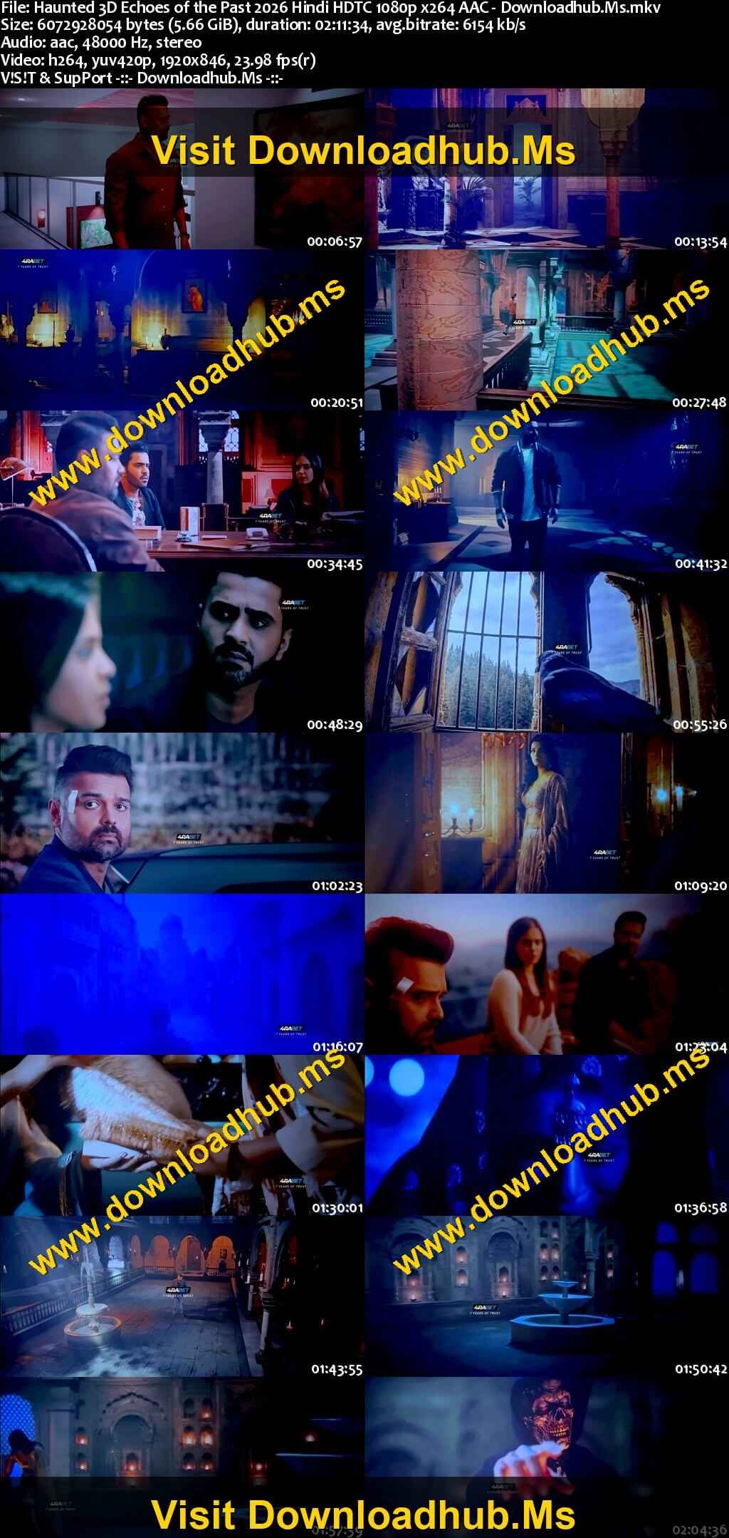Haunted 3D Echoes of the past 2026 Hindi Movie 1080p 720p 480p HDTC x264 HEVC