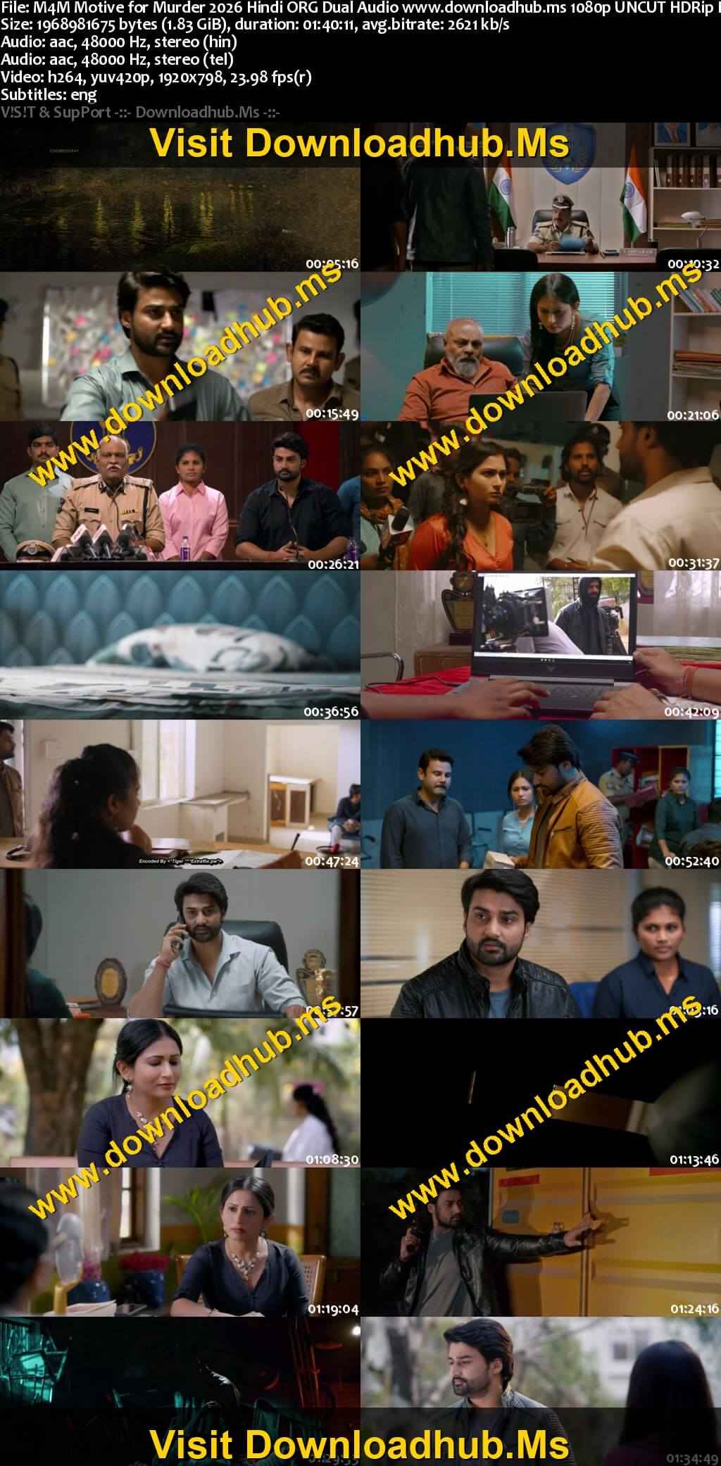 M4M: Motive for Murder 2026 Hindi ORG Dual Audio Movie DD2.0 1080p 720p 480p UNCUT HDRip ESubs x264 HEVC