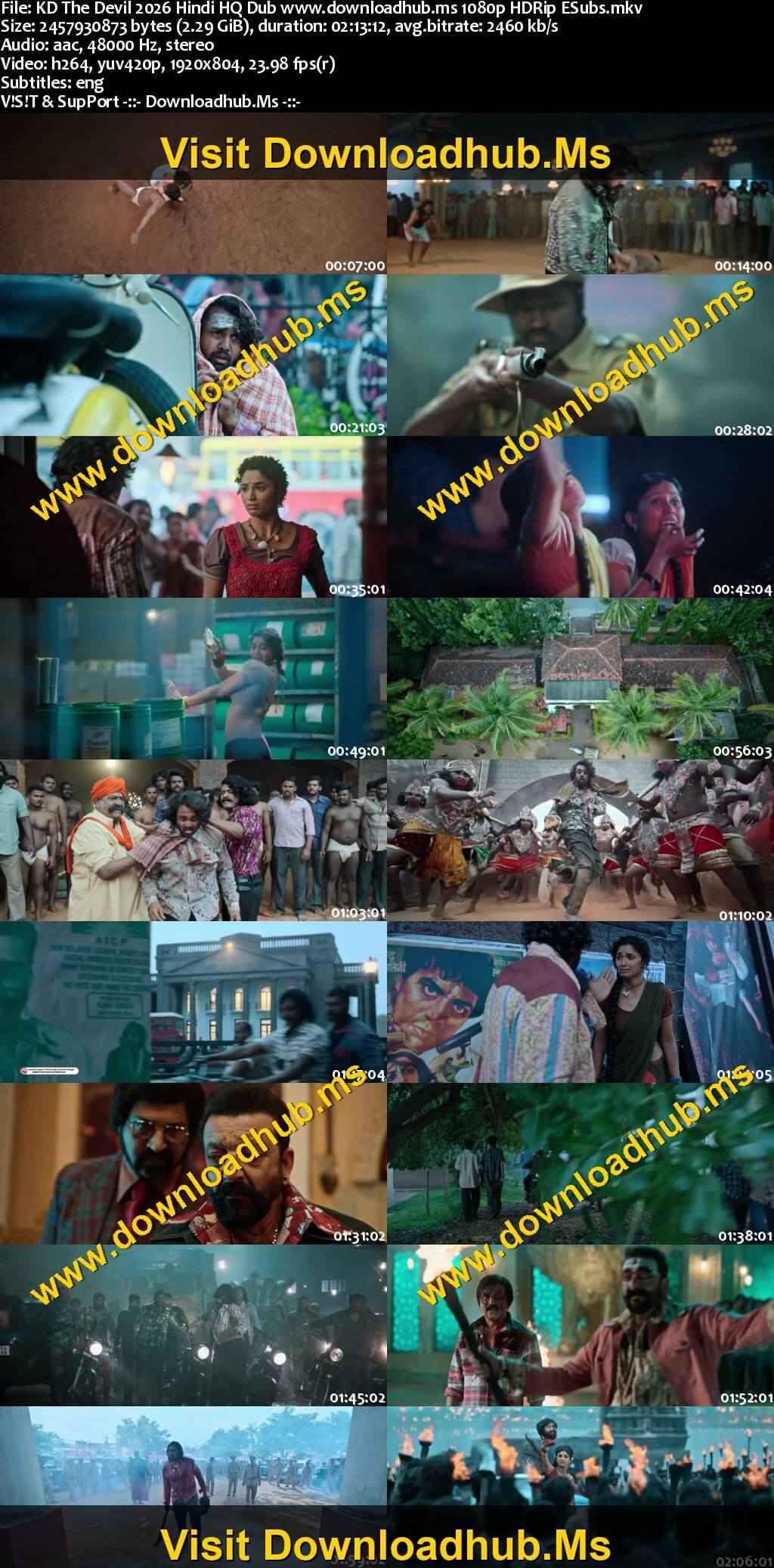 KD: The Devil 2026 Hindi HQ Dub Movie DD2.0 1080p 720p 480p HDRip ESubs x264 HEVC KD: The Devil 2026 Hindi HQ Dub Movie DD2.0 1080p 720p 480p HDRip ESubs x264 HEVC