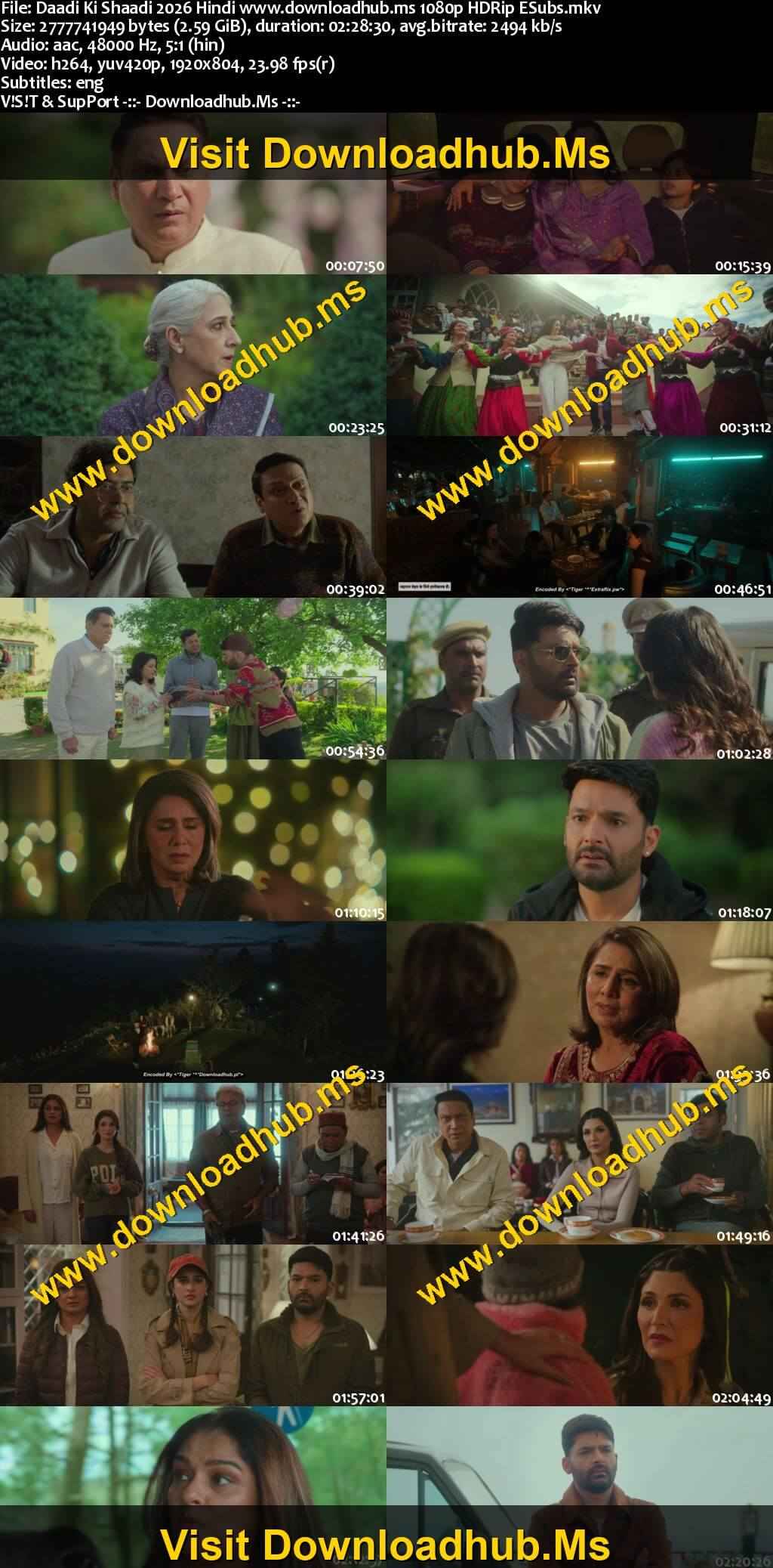 Daadi Ki Shaadi 2026 Hindi Movie DD5.1 4k 1080p 720p 480p HDRip ESubs x264 HEVC Daadi Ki Shaadi 2026 Hindi Movie DD5.1 4k 1080p 720p 480p HDRip ESubs x264 HEVC