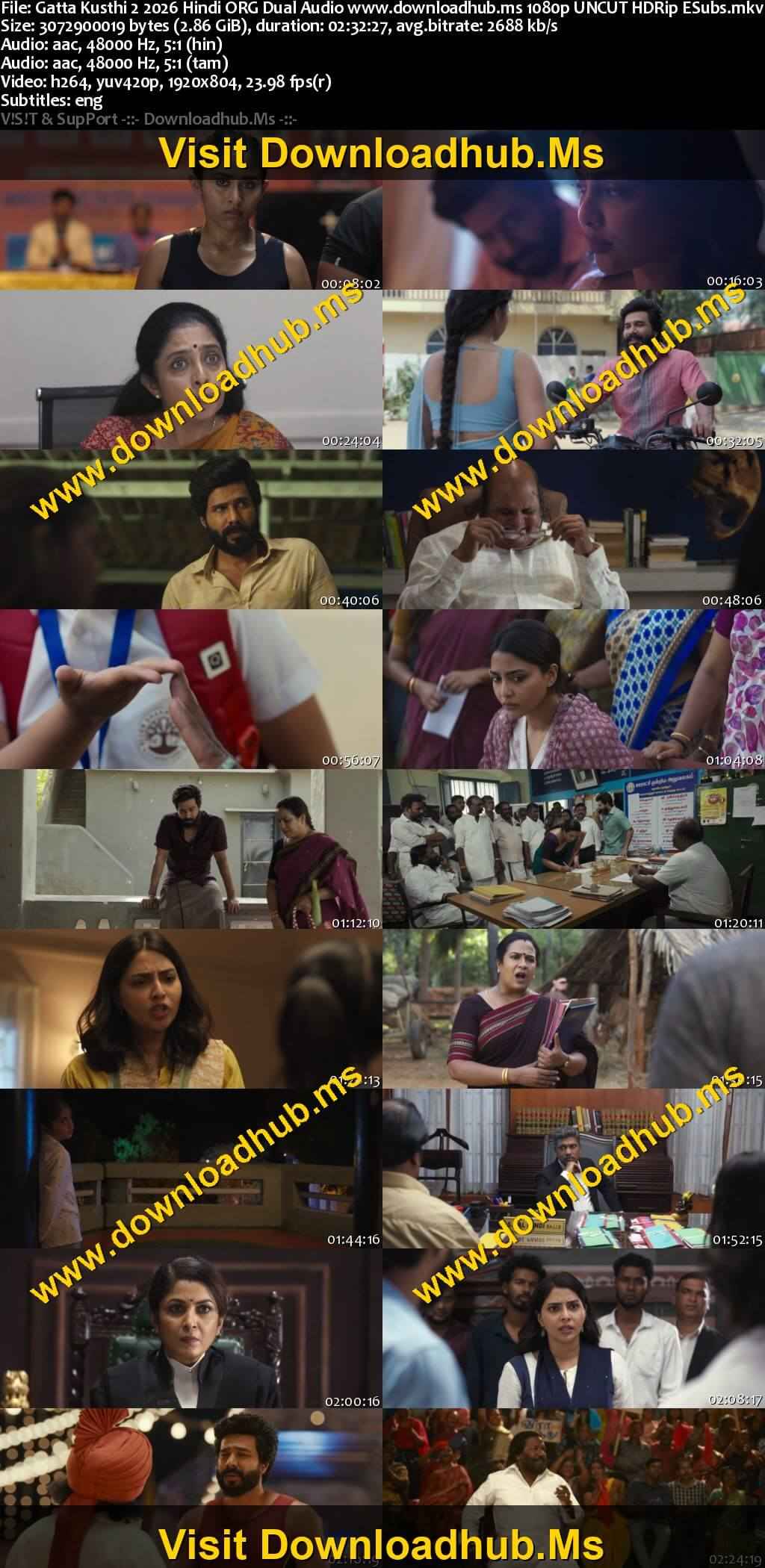 Gatta Kusthi 2 2026 Hindi ORG Dual Audio Movie DD5.1 4k 1080p 720p 480p UNCUT HDRip ESubs x264 HEVC