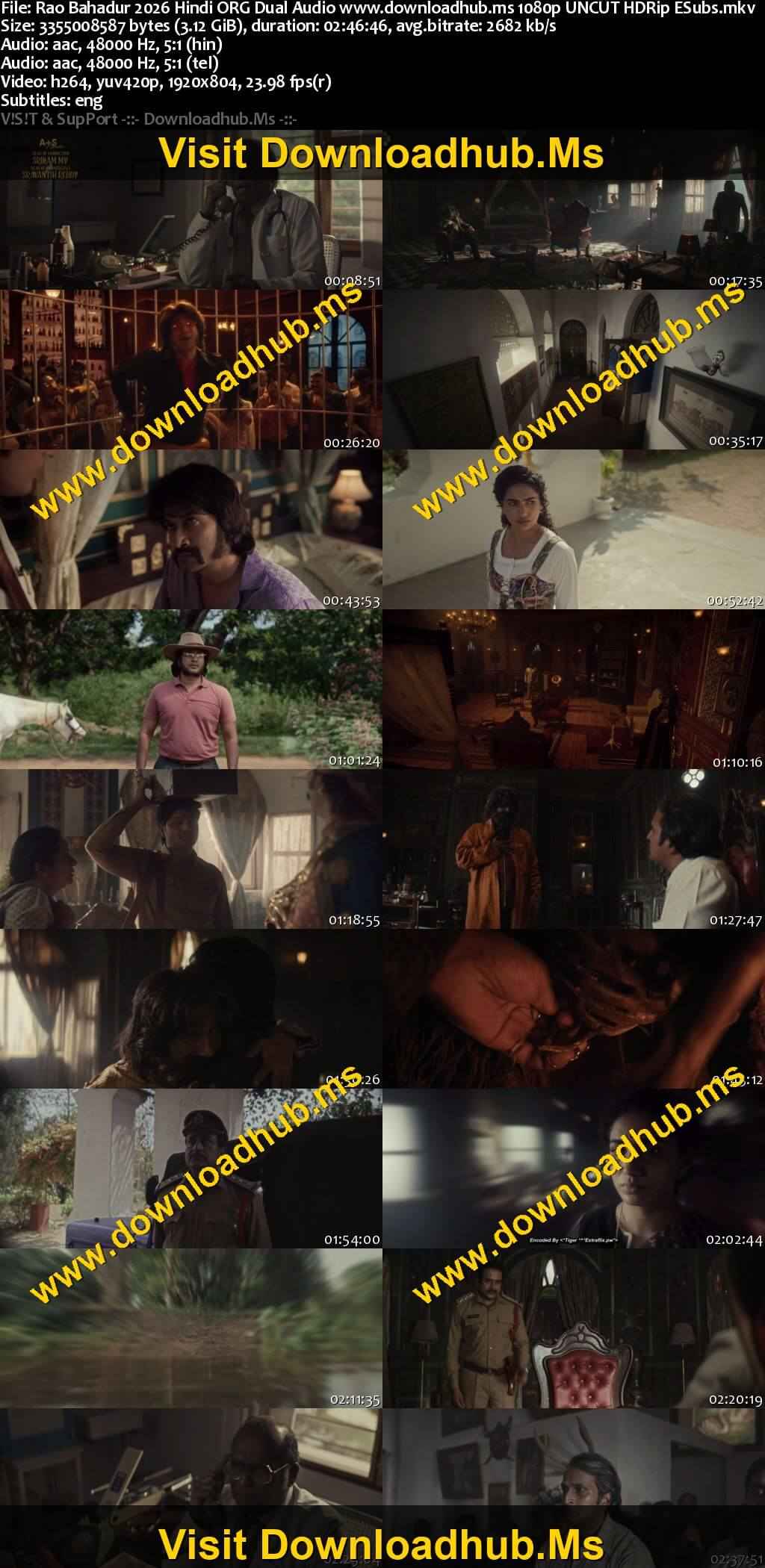 Rao Bahadur 2026 Hindi ORG Dual Audio Movie DD5.1 4k 1080p 720p 480p UNCUT HDRip ESubs x264 HEVC