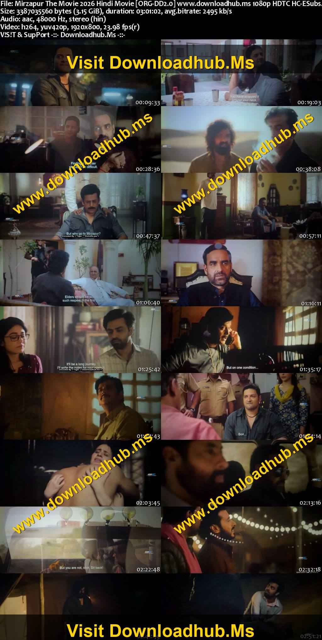 Mirzapur: The Movie 2026 Hindi Movie 1080p 720p 480p HDTC x264 HEVC Mirzapur: The Movie 2026 Hindi Movie 1080p 720p 480p HDTC x264 HEVC